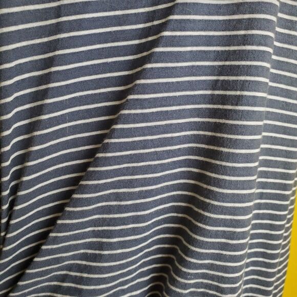 Vince Striped Knot Detail T-Shirt Dress Size Large - Picture 7 of 11